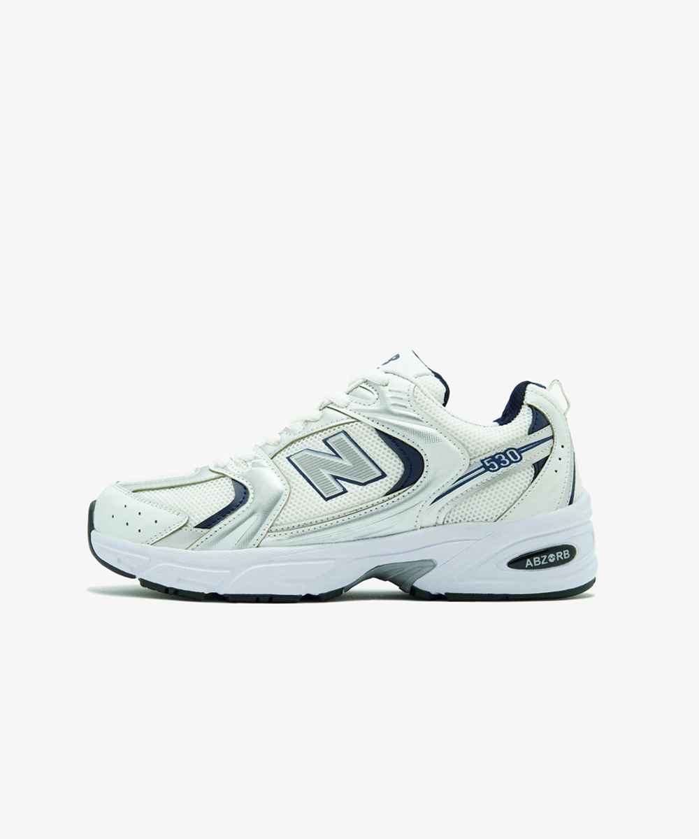 Navy-Blue-NewBalance530 کتونی نیوبالانس ۵۳۰ سفید سرمه ای